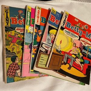 Vintage Comic Book Bundle — Archie’s Girls Betty & Veronica - Set of 6